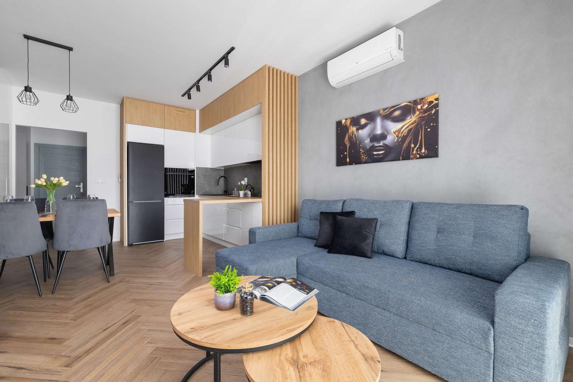 Nowoczesny W Krakowie Z Klimatyzowanym Salonem Dwa Miejsca Postojowe By Renters Apartment Krakow